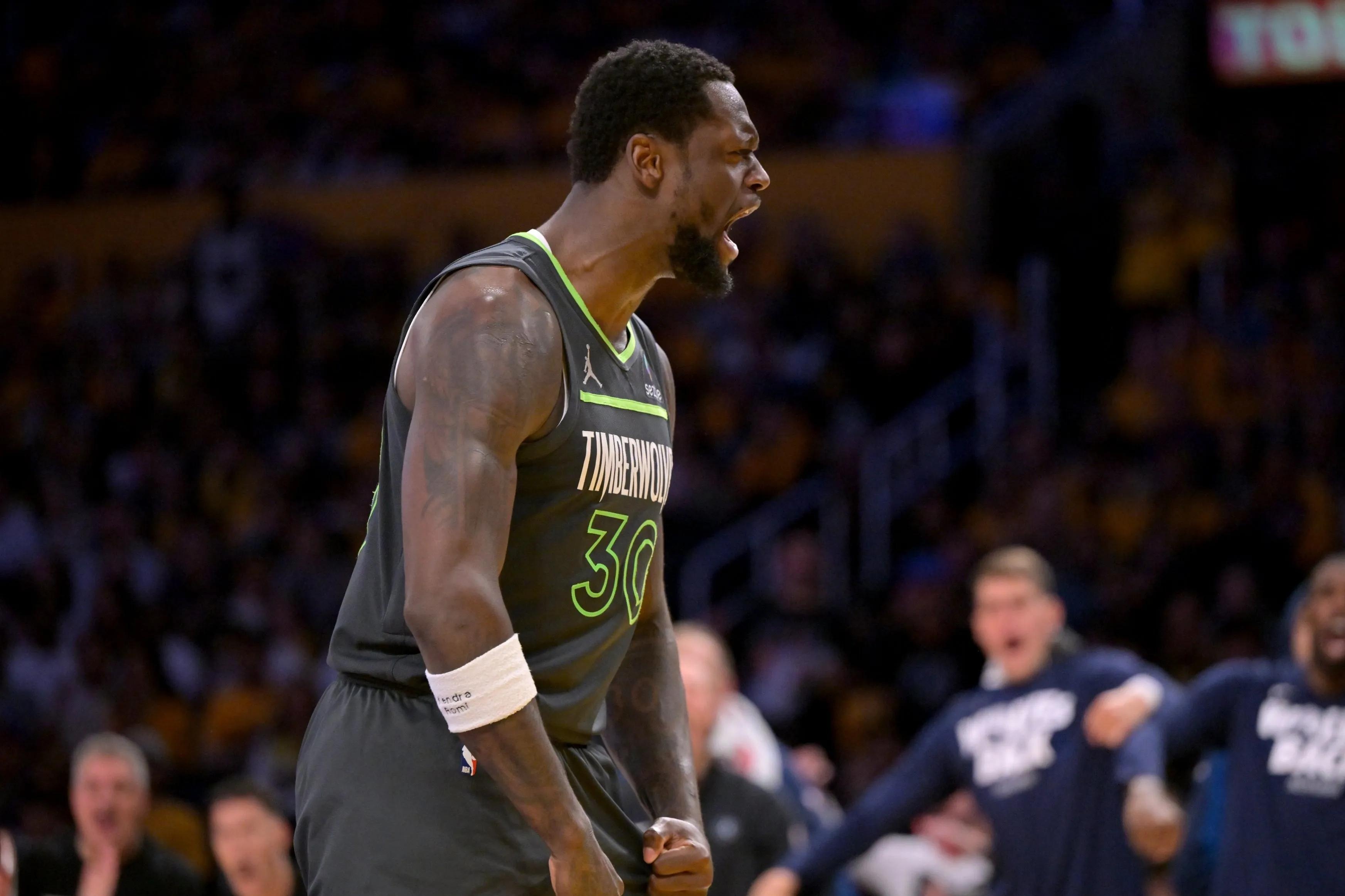 开云体育入口-森林狼力克奇才，唐斯砍下双20+