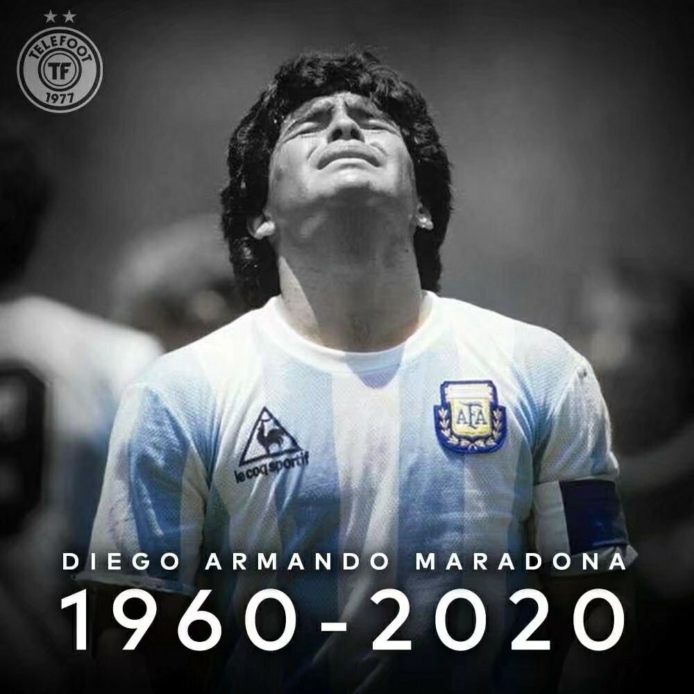 阿根廷足球传奇迭戈·马拉多纳因心脏病去世,享年60岁 阿根廷足球传奇迭戈·马拉多纳因心脏病去世,享年60岁